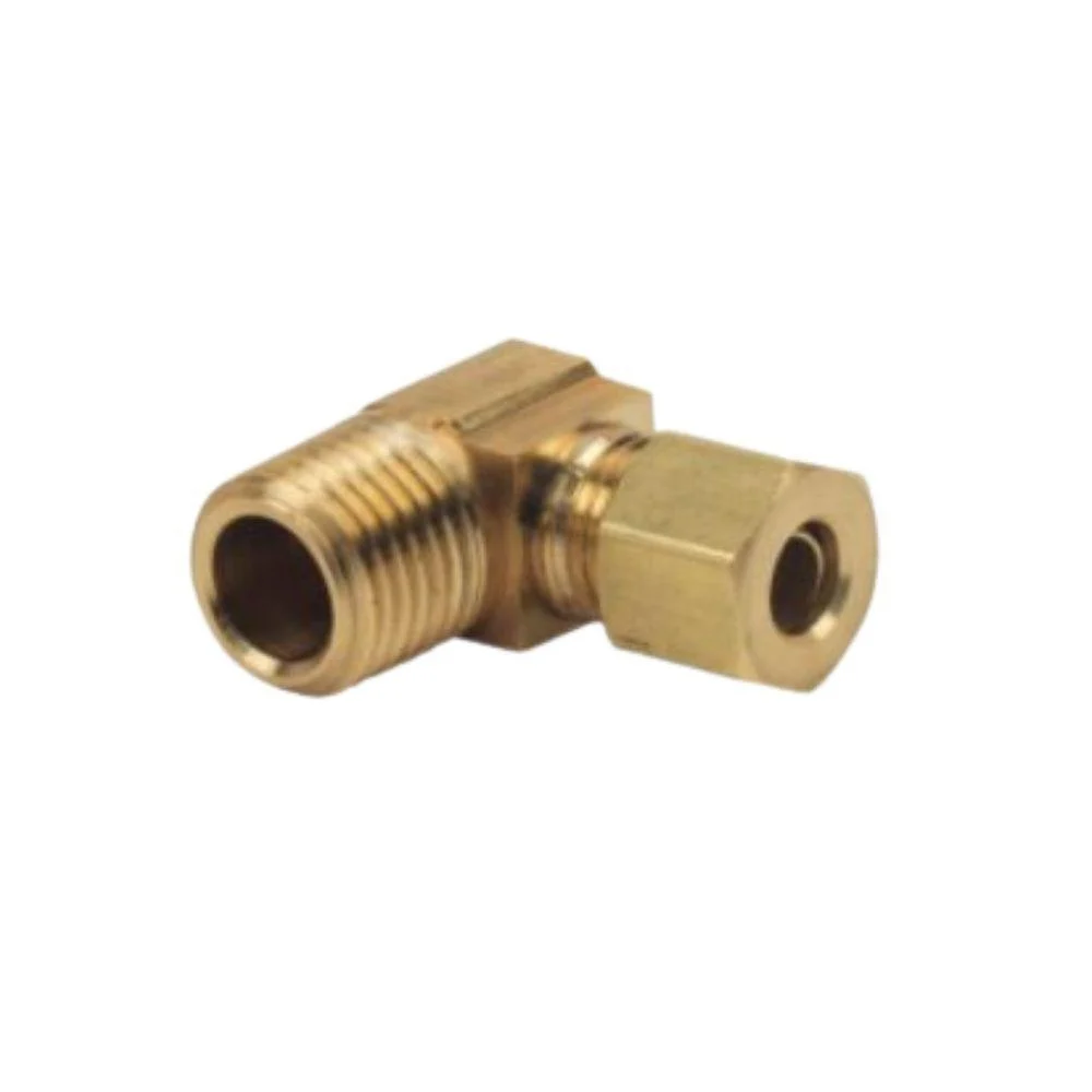 69-4-4X BrassCraft 1/4" OD X 1/4" MIP 90 Brass Elbow