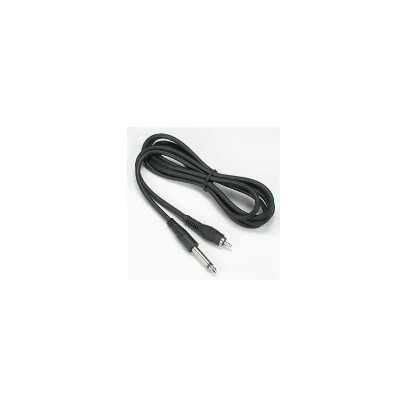 6Ft 1/4 inch Mono Male / RCA Plug cable