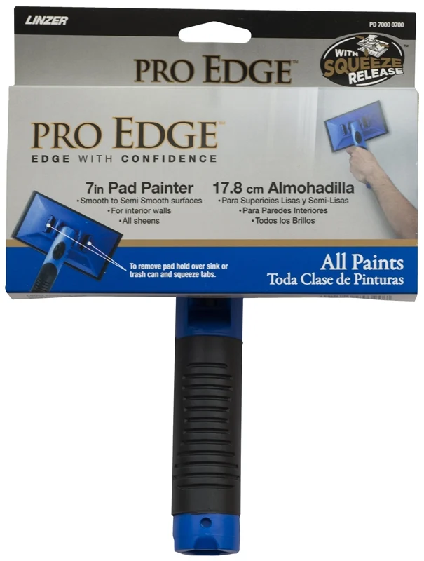 7 in Painter Pad Edge Painter with Cushion-Grip Handle