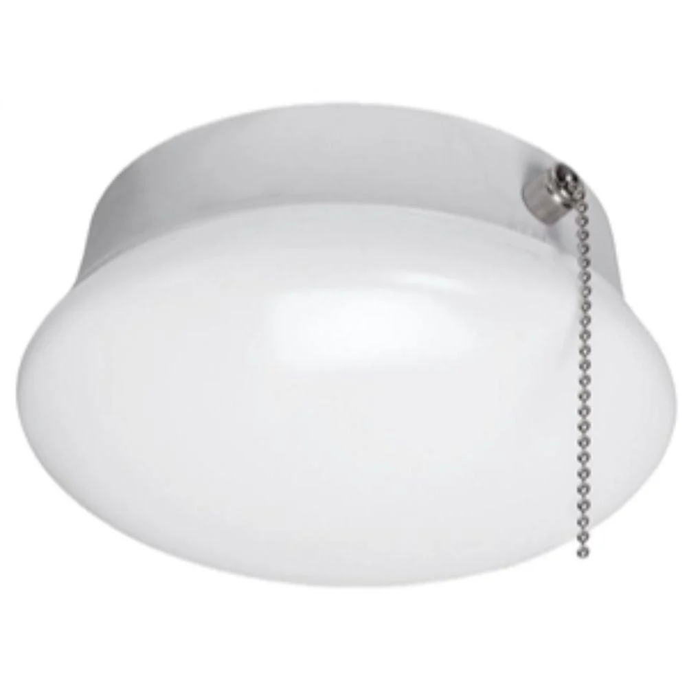 7 LED 11.5 WATT SPIN LIGHT FIXTURE WITH PULL CHAIN