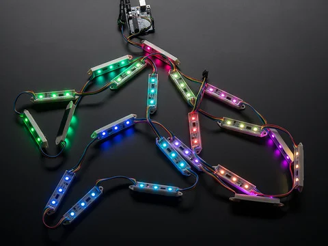 75mm Bars - 12V Digital RGB LED Pixels (Strand of 21) - WS2801