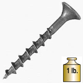 #8 x 3 in. Coarse Thread Drywall Screws, Black Phosphate, 1 lb Box