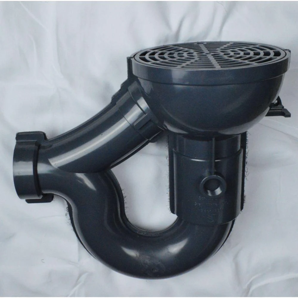 800-P Sioux Chief WeldOne, 2" WeldOne floor drain (Gray PVC, Black ABS)