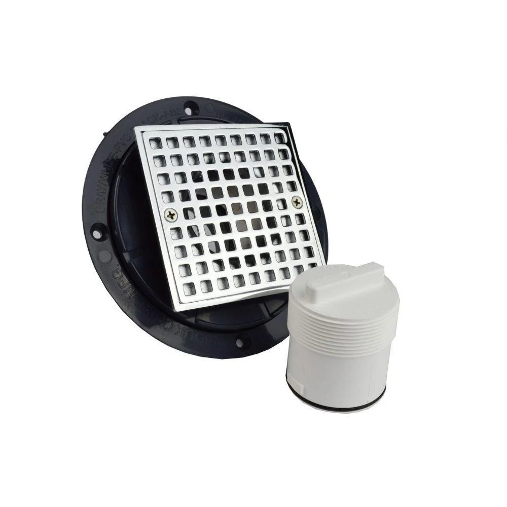 821-T2PCP Sioux Chief 2-3" Chrome-Plated Adapter & Strainer, Round