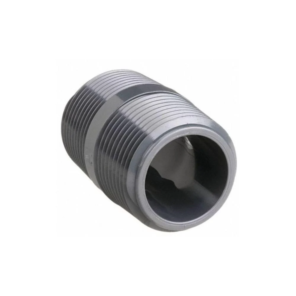 886-080 Spears Manufacturing 1-1/2" X 8" PVC Schedule 80 Nipple - Threaded Both Ends