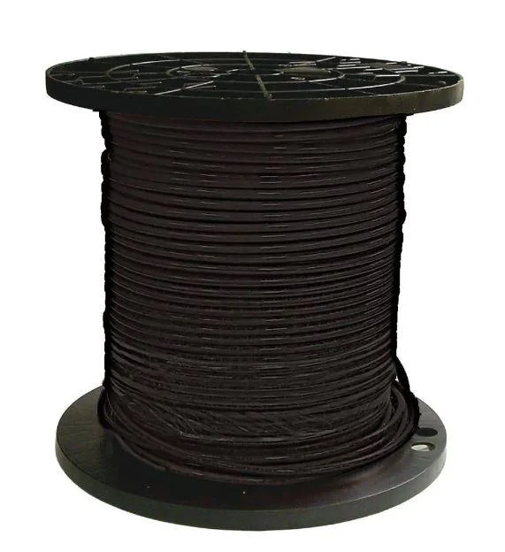 8GA. STRANDED COPPER BLACK THHN WIRE (500FT COIL)