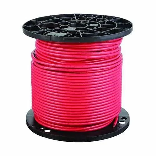 8GA. STRANDED COPPER RED THHN WIRE (500FT COIL)
