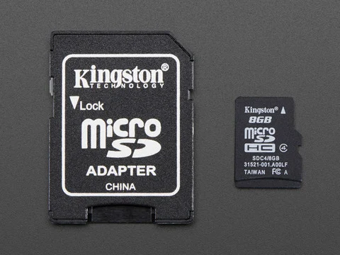 8GB SD Card with Raspbian Stretch Operating System