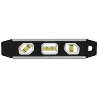 9 in Magnetic Aluminum Torpedo Level, 3-Vial