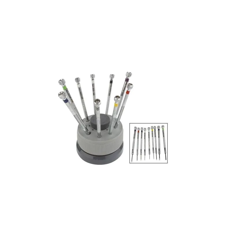 9 PCS Jewlers Screwdriver Tool Set with Stand