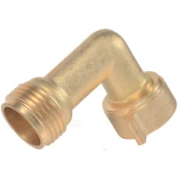90 Degree Brass Water Hose Elbow for RV Water Intake