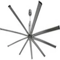 96 in Industrial Ceiling Fan 110V 6-Speed 9-Blade