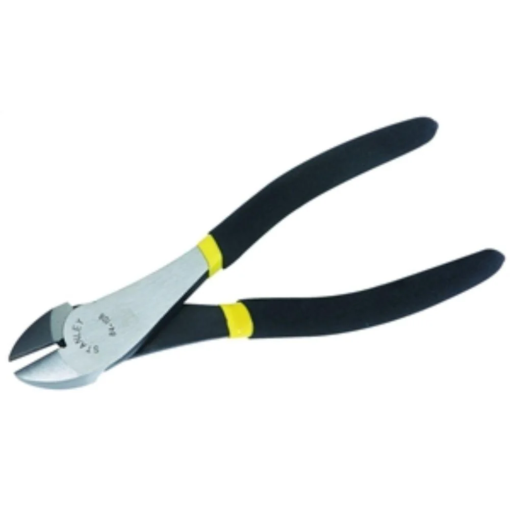 6" DIAGONAL CUTTING PLIER, BLACK HANDLE