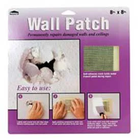 Homax Self-Adhesive Wall Repair Patch 8" x 8" Galvanized Steel/Fiberglass Mesh