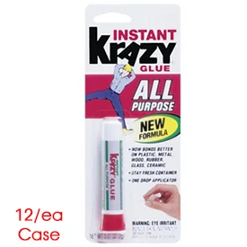 Krazy Glue All Purpose Super Glue, 0.07 oz, Clear