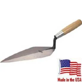 33 12 London Pattern Brick Trowel, 12 x 5-1/4 in, Wood Handle