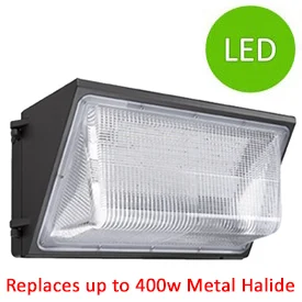 400W Equivalent LED Security Wall Pack 5000K 10000 Lumens