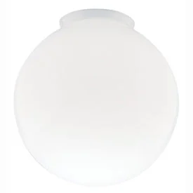 8557000 6-Inch Gloss White Replacement Globe with 3-1/4-Inch Fitter