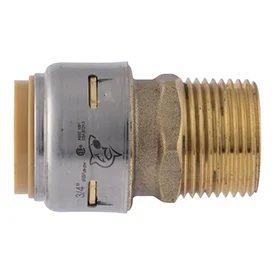 SharkBite Max 3/4 in. Push-to-Connect x 3/4 in. Male NPT Lead-Free Brass Adapter