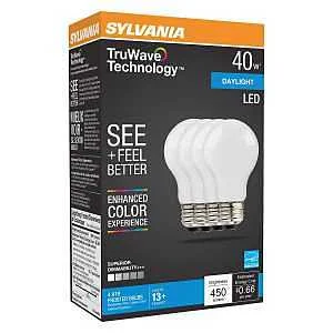 A19 LED Bulb 5.5W 5000K Daylight Dimmable 4 Pack