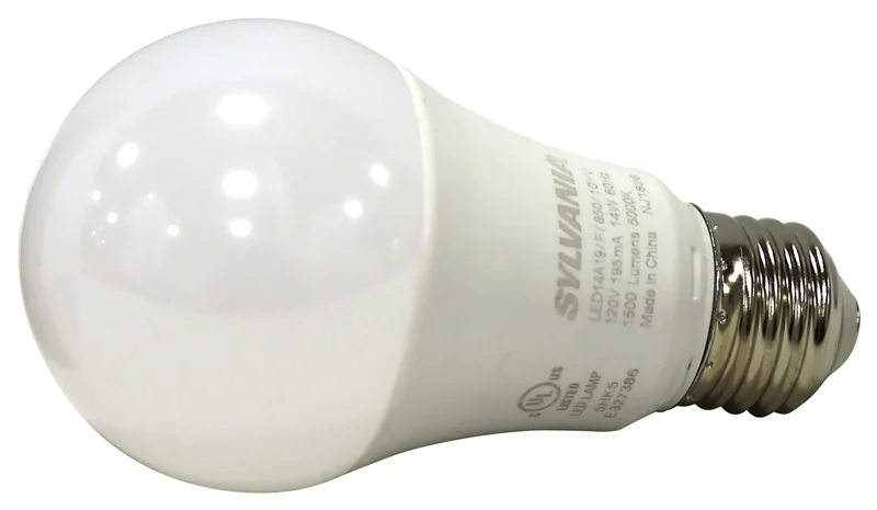 A19 LED Bulb 5000K Daylight Frosted 4-Pack 100W Equivalent