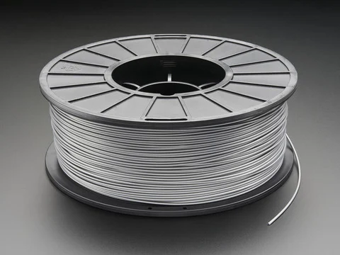 ABS Filament for 3D Printers - 1.75mm Diameter - Silver - 1KG