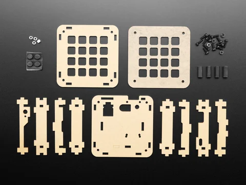 Adafruit 4x4 Trellis Feather Acrylic Enclosure + Hardware Kit