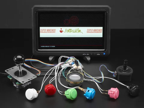 Adafruit Arcade Bonnet for Raspberry Pi with JST Connectors - Mini Kit