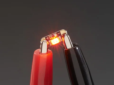 Adafruit LED Sequins - Ruby Red - Pack of 5