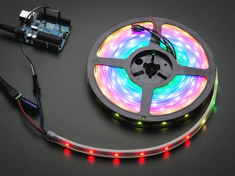 Adafruit NeoPixel Digital RGB LED Strip - White 30 LED - 5m