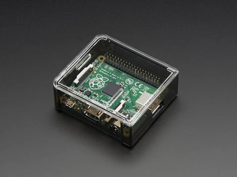 Adafruit Raspberry Pi A+ Case – Smoke Base w/ Clear Top