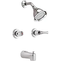 Adler 2-Handle Tub and Shower Faucet Set, Chrome Finish