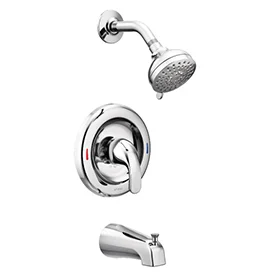 Adler Single-Handle Posi-Temp Tub and Shower Faucet - Chrome
