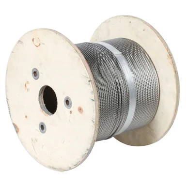 Aircraft Cable, 3/16 in Dia x 500 ft L, Galvanized Steel