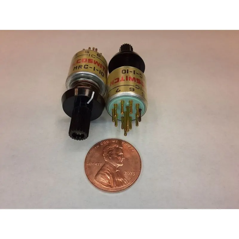 ALCOSWITCH MRC-1-10 500MA 125VAC ROTARY SWITCH