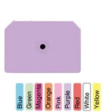 AllflexIntegra Red Blank Hog Male Ear Tag 2 1/4 Inch