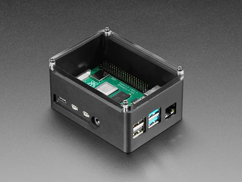 anidees Black Extra High Raspberry Pi 4 Case