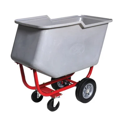 APChore Feed Cart With Deluxe Wheel, 4.5 Bushel Load