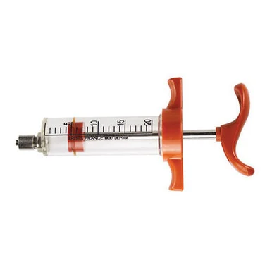 Ardes Reusable Syringe With O-Ring, 20 mL, Nylon/Plastic Body