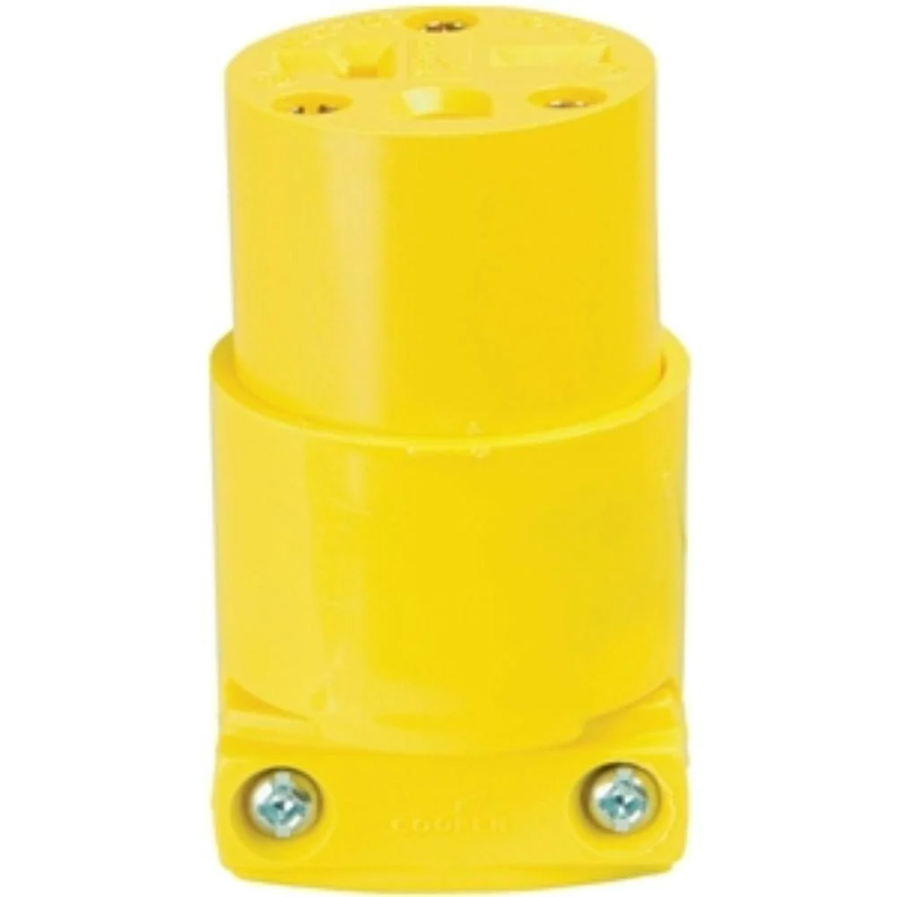 ARMORED GROUND STRAIGHT BODY ELECTRICAL CONNECTOR 20 A