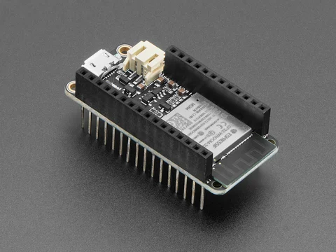 Assembled Adafruit HUZZAH32 – ESP32 Feather Board - with Stacking Headers