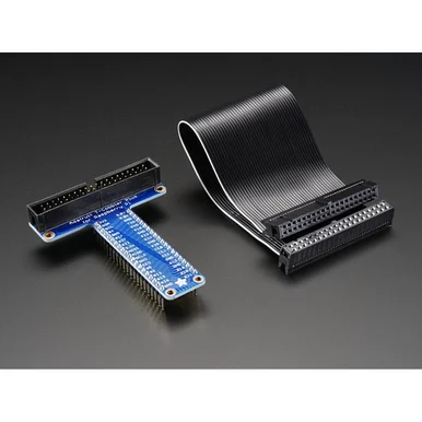 Assembled Pi T-Cobbler Plus - GPIO Breakout for A+/B+/Pi2/Pi3/Pi4/Zero