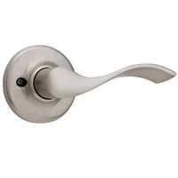 Balboa Dummy Door Lever, Satin Nickel Finish