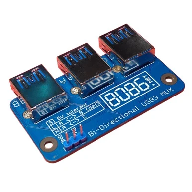 Bidirectional USB 3 Multiplexer