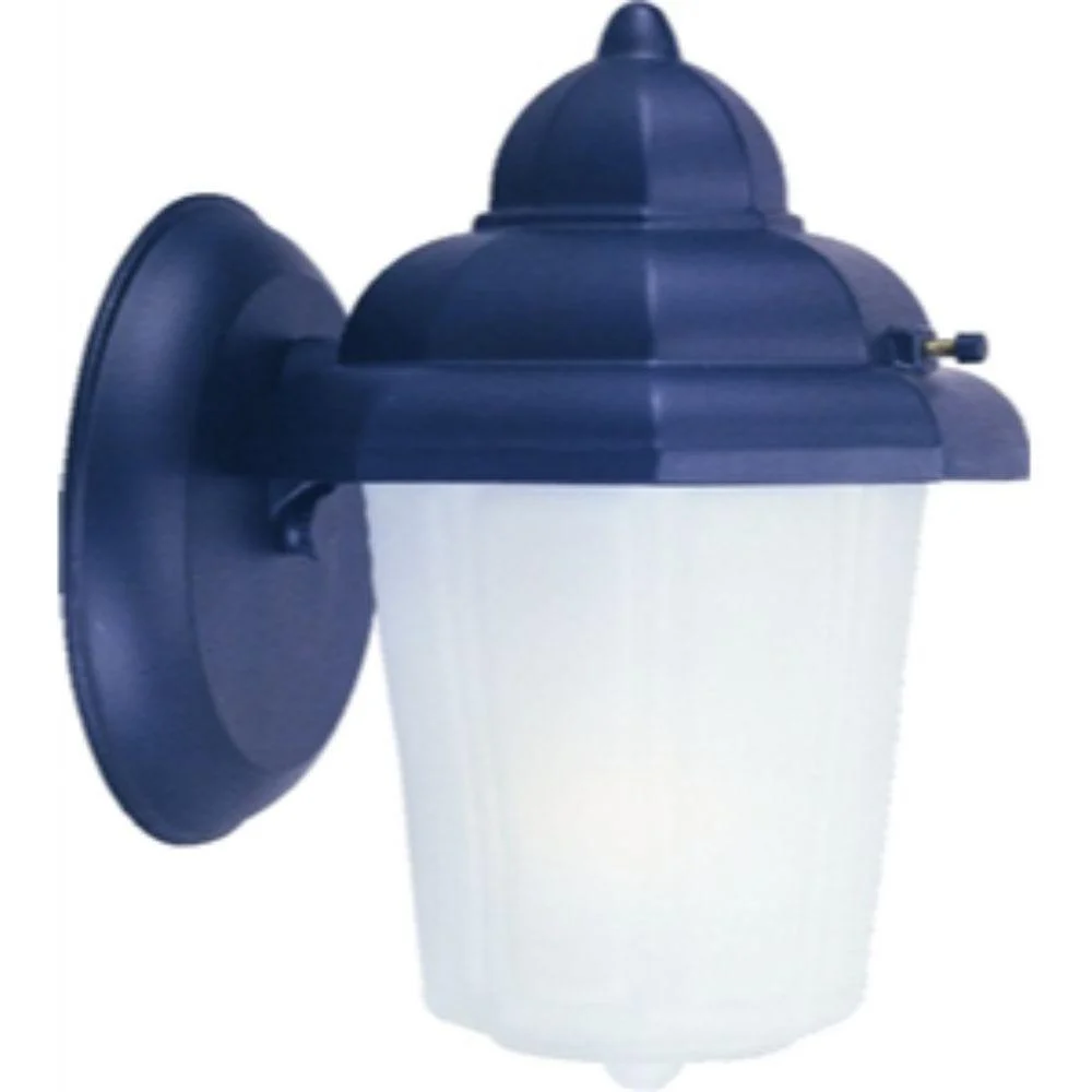 BLACK ALUMINUM PORCH WALL LIGHT FIXTURE