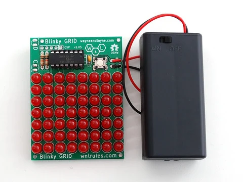 Blinky Grid - Programmable LED matrix kit - v1.05