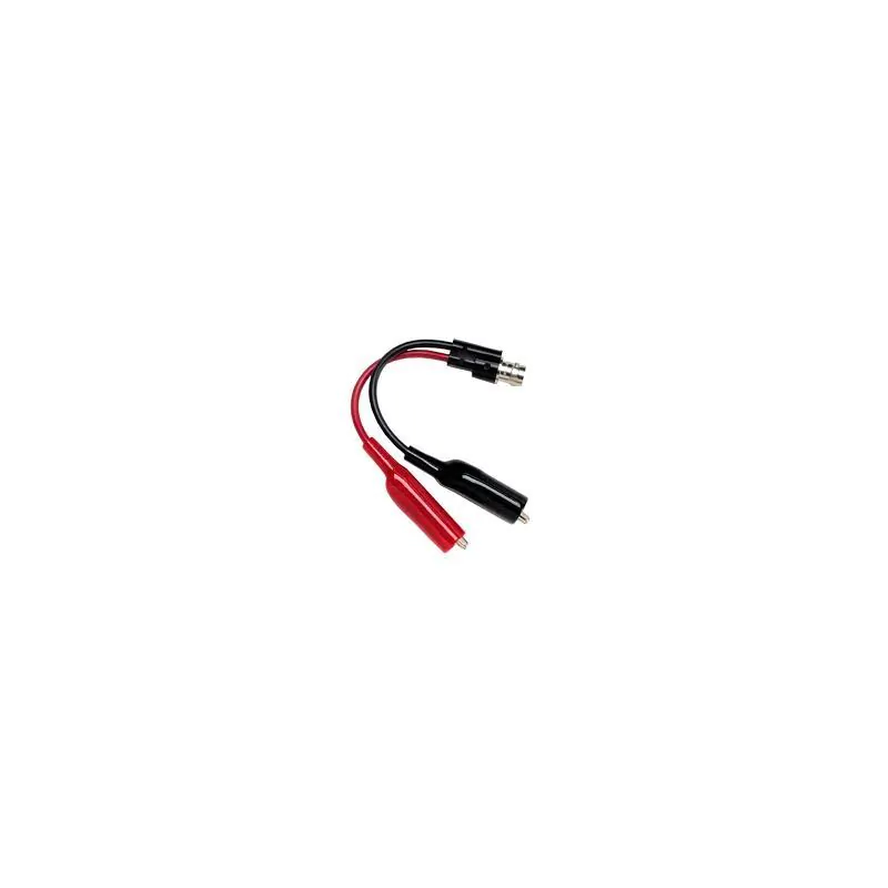 BNC FEMALE TO ALLIGATOR CLIPS 7 INCHES