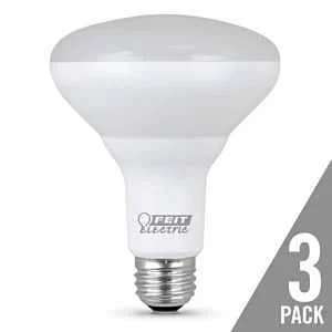 BR30 LED Flood Bulb 65W Equivalent 5000K Daylight E26 3-Pack