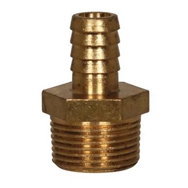 Brass Barb 1/2 Inch x 3/4 Inch MNPT