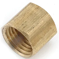 Brass Pipe Cap 3/8 in FIP (Female IPS)